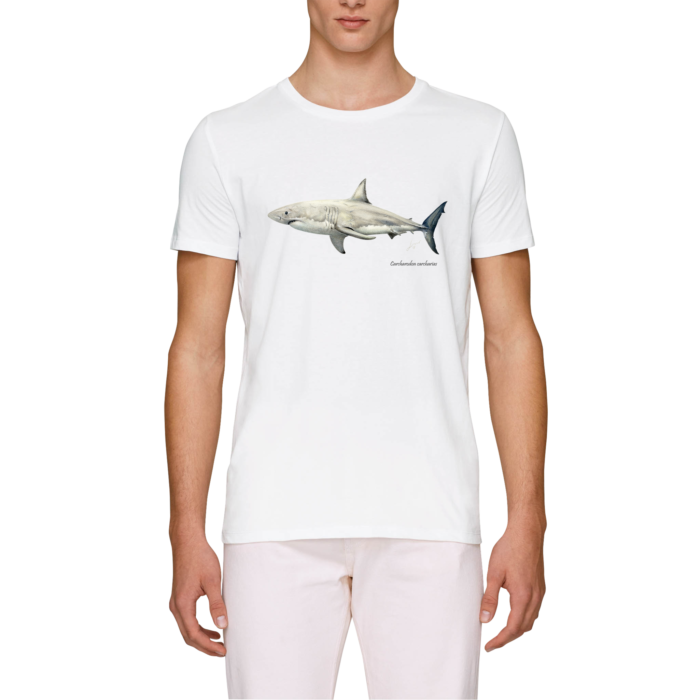 Camiseta Hombre Tiburón blanco - Imagen 4