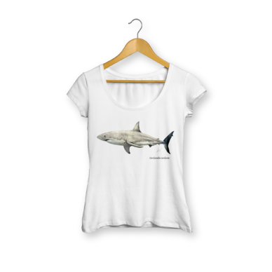 Camiseta Mujer Tiburón blanco